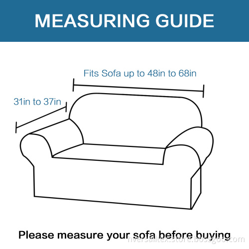 1-Piece Stretch Loveseat Sofa Cover